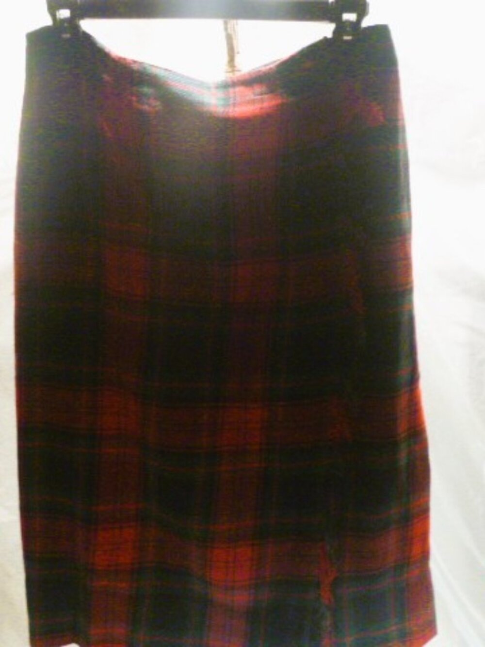 Vintage plaid skirt